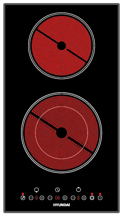 Варочная поверхность Hyundai HHE 3285 BG