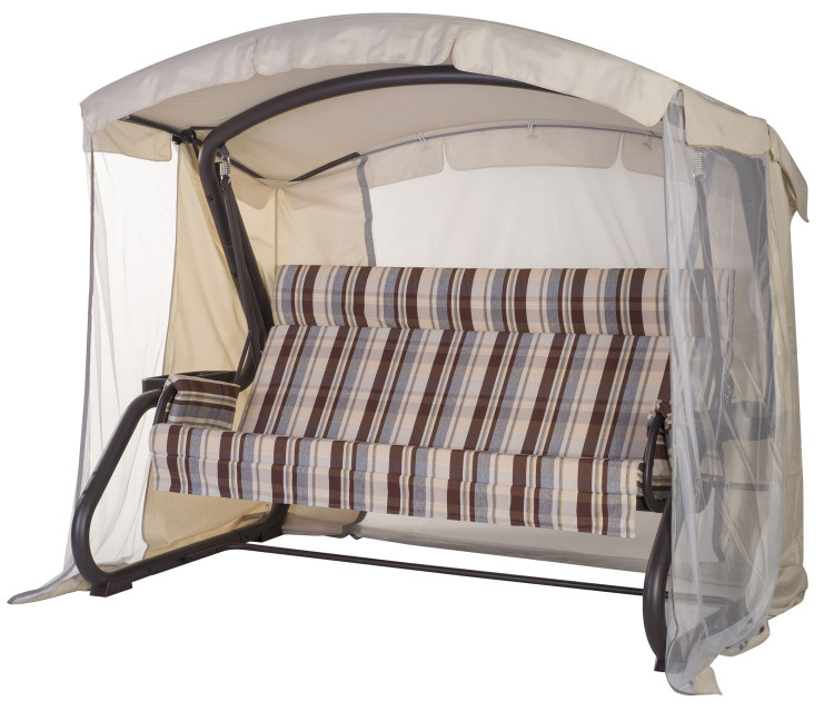 Садовые качели 4-местные Удачная мебель Толедо A28C.345, до 400 кг