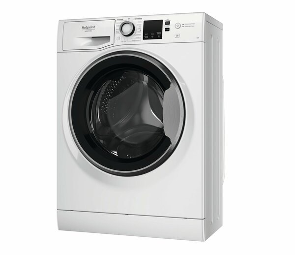 Стиральная машина HOTPOINT NUS 5015 S RU, Белый, 5кг, 1000об/мин, с фронтальной загрузкой, 16 программ