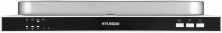 Встраиваемая посудомоечная машина HYUNDAI HBD 441, индикация луч на полу, полная защита от протечек AQUASTOP, таймер отсрочки 24 часа, моющие таблетки 3в1
