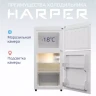 Холодильник HARPER HRF-T120M WHITE двухкамерный, 118 л, A+, белый