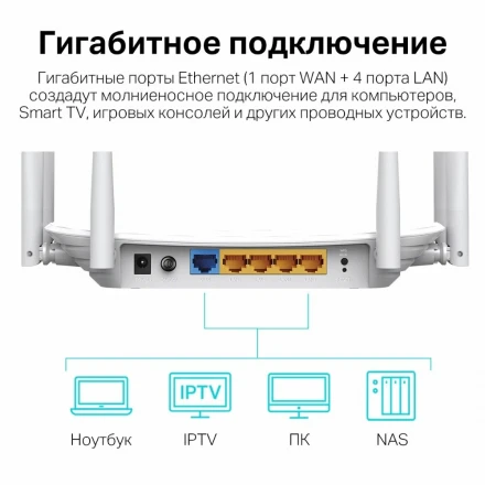Wi-Fi роутер TP-LINK Archer C86, AC1900, белый