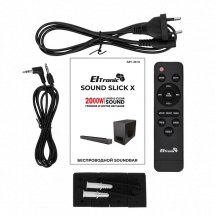 Саундбар ELTRONIC (20-15) SOUNDBAR 2.1 2000W, черный