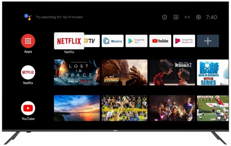 65" Телевизор Haier 65 Smart TV S1 LED, черный