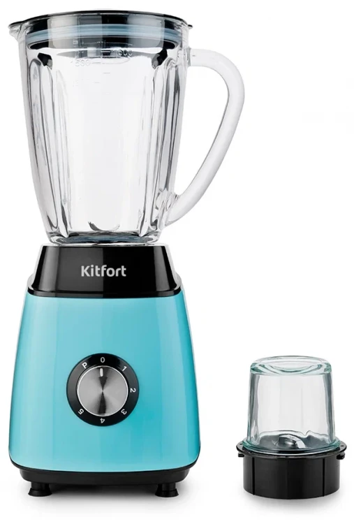 Стационарный блендер Kitfort KT-1341-2 (голубой)