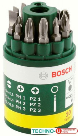 Набор бит Bosch 2607019454 10 предметов