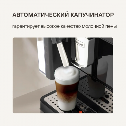 Кофемашина RONDELL RDE-1116 1400Вт черный