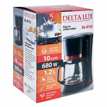 Капельная кофеварка Delta Lux DL-8152