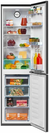 Холодильник BEKO B3R0CNK332HX, 300 л, внешнее покрытие-металл, размораживание - No Frost, дисплей, 54 см х 201 см х 60 см 