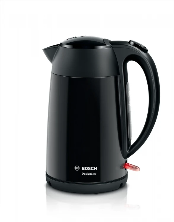 Чайник Bosch TWK3P423 черный, 1.7 л, 2400 Вт, съемный фильтр