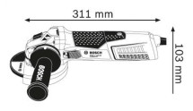 Угловая шлифмашина Bosch GWS 17-125 CIE [060179H002]