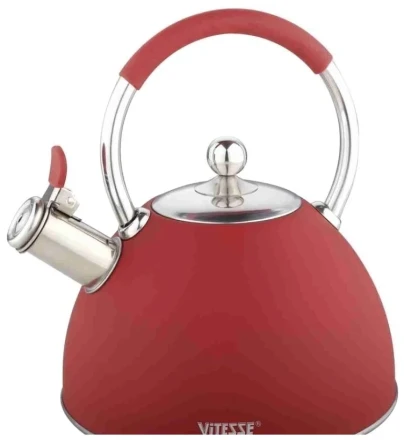Чайник со свистком Vitesse VS-1130 (красный)