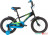 Детский велосипед Novatrack Lumen 16 (черный/синий, 2019)
