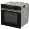 Электрический духовой шкаф Midea MO92170CGB, черный/нержавеющая сталь, 72 л, переключатели сенсорные, 12 программ 