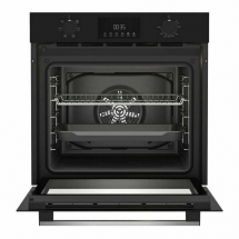 Электрический духовой шкаф Indesit IFE 3644 BL, чёрный, 72 л, эмаль легкой очистки, переключатели: поворотные/сенсорные, 6 режимов 