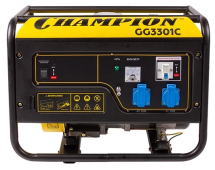 Бензиновый генератор CHAMPION GG3301C, (3100 Вт)