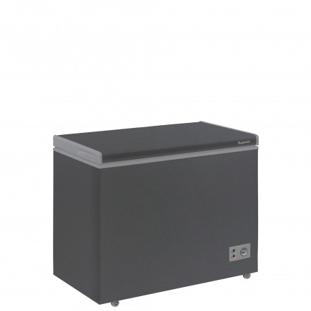 Морозильный ларь БИРЮСА W210KX, графит, механическое управление, 200л, режим замораживания