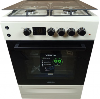 Газовая плита VESTA Valencia VGE 6042.1245678 Беж с электрической духовкой, объем 65 л