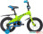Детский велосипед Novatrack Blast 14 (зеленый/синий, 2019)