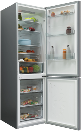 Холодильник Candy CCRN 6200 S, серебристый
