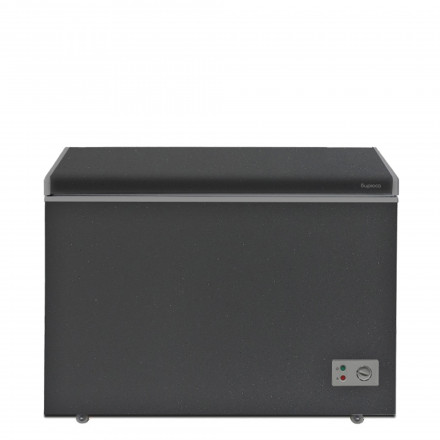 Морозильный ларь БИРЮСА W240KX графит, глухая крышка, механическое управление, 220л