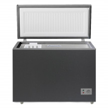 Морозильный ларь БИРЮСА W240KX графит, глухая крышка, механическое управление, 220л