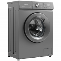 Стиральная машина БИРЮСА WM-SM510/08 M металлик, 5 кг, 1000 об/мин, 16 программ, инверторная 