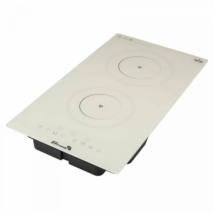 Варочная панель индукционная ELTRONIC (88-31) 2 конфорки, бежевый