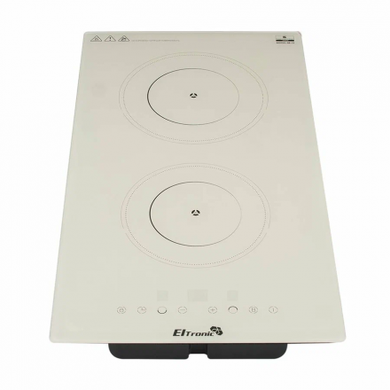 Варочная панель индукционная ELTRONIC (88-31) 2 конфорки, бежевый