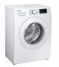 Стиральная машина Samsung WW80AGAS21TELP, белый, с фронтальной загрузкой, с паром, 8кг, 1200об/мин, инверторная