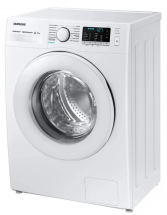 Стиральная машина Samsung WW80AGAS21TELP, белый, с фронтальной загрузкой, с паром, 8кг, 1200об/мин, инверторная