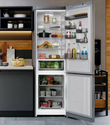 Холодильник HOTPOINT HT 6200 S, серебристый