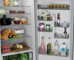 Холодильник HOTPOINT HT 6200 S, серебристый