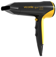 Фен Viconte VC-3721 (черный/желтый)