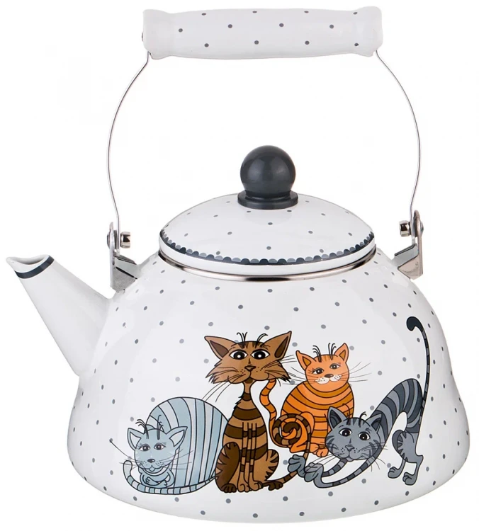 Чайник без свистка Agness Озорные коты 934-358