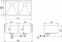 Кухонная мойка Aquasanita Enna ENN 200LAW