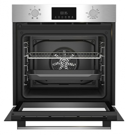 Духовой шкаф Indesit IFE 3644 J IX нержавеющая сталь, 72 л, 6 режимов, утапливаемые переключатели