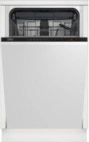 Встраиваемая посудомоечная машина Beko BDIS1W861, узкая, загрузка комплектов посуды 9, 5 программ, конденсационная