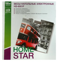 Напольные весы HomeStar HS-6001F (красный/серый)