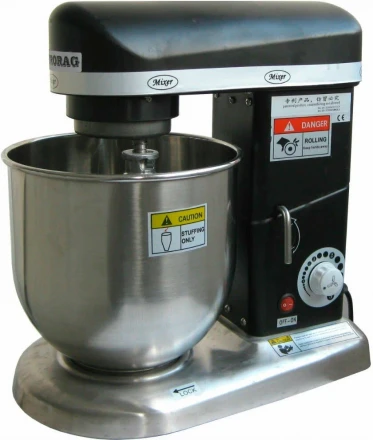 Планетарный миксер Gastrorag QF-7B черный/серый