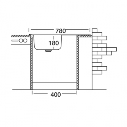 Кухонная мойка Kromevye EX 163 D