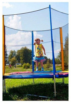 Каркасный батут Sundays Acrobat 430 см - 14ft с сеткой 435х435х253 см