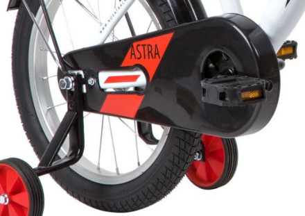 Детский велосипед Novatrack Astra 16 2020 163ASTRA.WT20 (белый/красный)