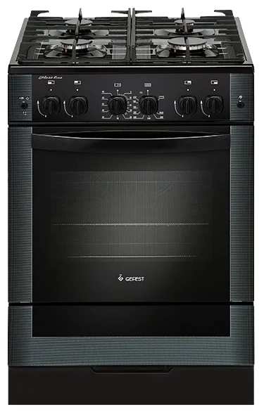 Кухонная плита GEFEST 6500-02 0115, газовая, газ-контроль духовки, электроподжиг, 52 л, 4 конфорки 