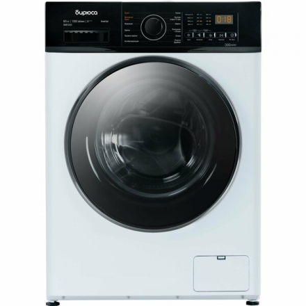 Стиральная машина с сушкой Бирюса WMD-SM812/03 белая, 8/5 кг, 1200 об/мин, 12 программ,  инверторная 