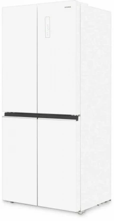 Холодильник HYUNDAI CM4542F белый, 405 л, класс A++, сенсорное управление, инверторный, Total No Frost, Side by Side