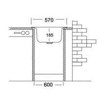 Кухонная мойка Kromevye EX 327 D