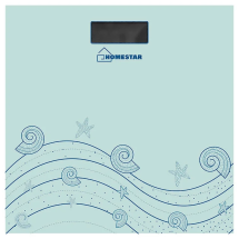 Напольные весы HomeStar HS-6001B (нежно-голубой) [002957]