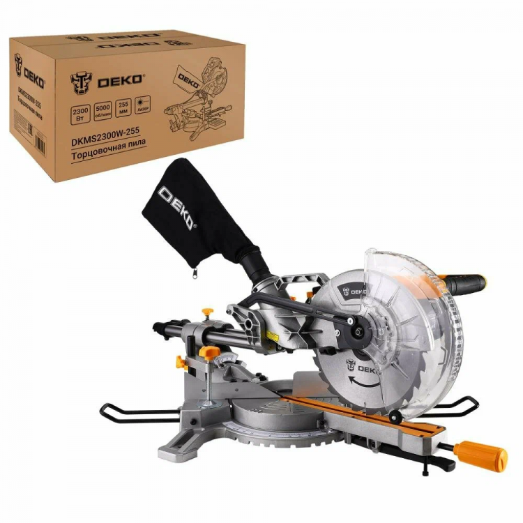 Торцовочная пила DEKO DKMS2300W-255 Laser (083-1093)