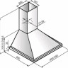 Кухонная вытяжка Elikor Оптима 60Н-400-К3Л (нержавеющая сталь)